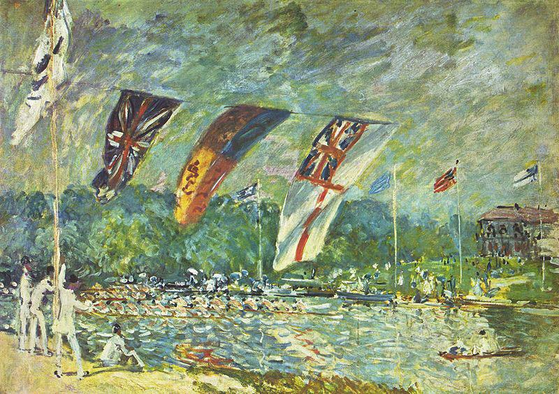 Regatta at Molesey,, Alfred Sisley